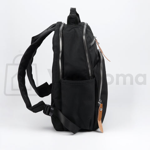 Dámský batoh s koženými detaily (16L)