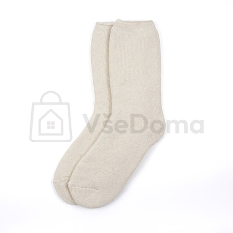 1 Pár hřejivých ponožek z alpaky