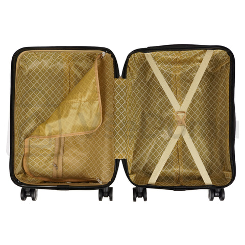 Cestovní kufr sada – tvrdý plast, 3 velikosti (S / M / L)