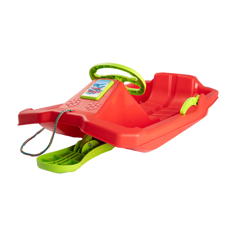 Dětské boby s volantem Niko – řiditelné boby pro zábavnou jízdu na sněhu