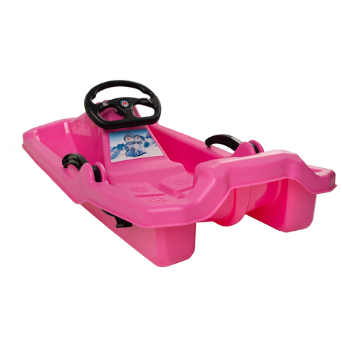 Dětské boby s volantem Niko – řiditelné boby pro zábavnou jízdu na sněhu