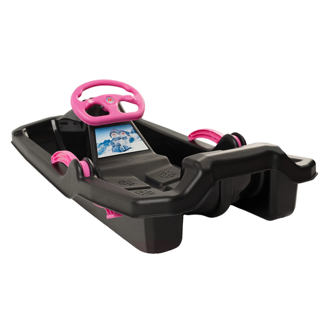 Dětské boby s volantem Niko – řiditelné boby pro zábavnou jízdu na sněhu