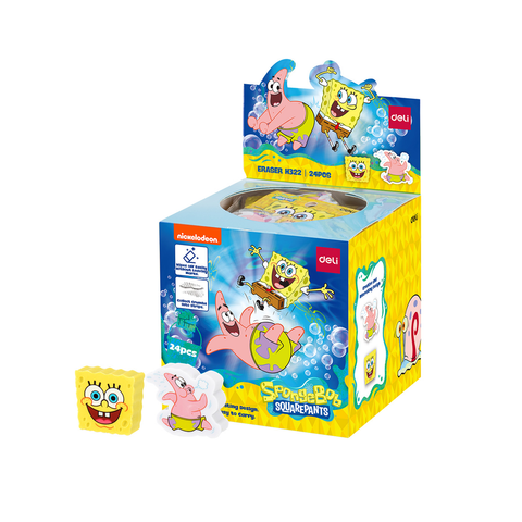 Deli Guma mazací 2ks SPONGEBOB EH322
