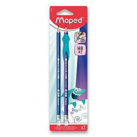 Grafitová tužka Maped Kidy Learn Finger Guide - 2 ks, tvrdost HB
