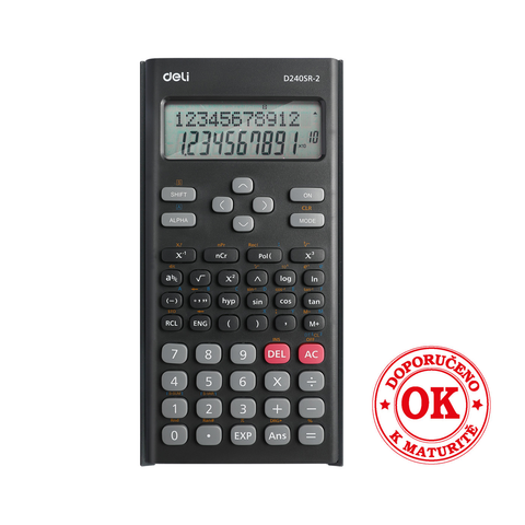 DELI Kalkulačka vědecká ED240SR-2