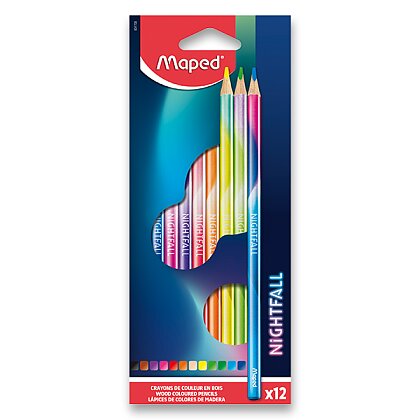 Pastelky Maped Color'Peps Nightfall - 12 barev