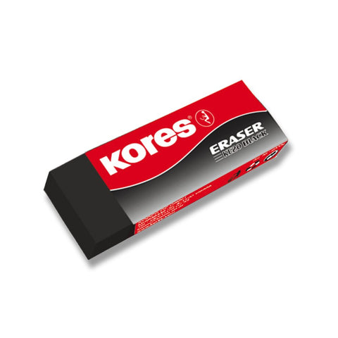 Pryž Kores Eraser Black - na tužku