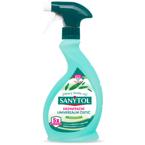 Sanytol Dezinfekční univerzální sprej čistič Eukalyptus 500ml