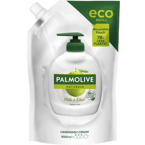 Palmolive Naturals Olive & Milk tekuté mýdlo náhradní náplň 1000 ml