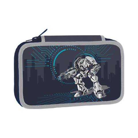 Školní penál dvoupatrový T-robot