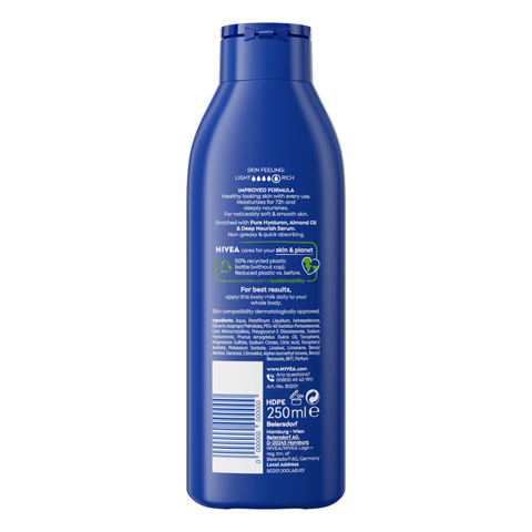 Nivea Tělové mléko Body Milk výživné 250ml
