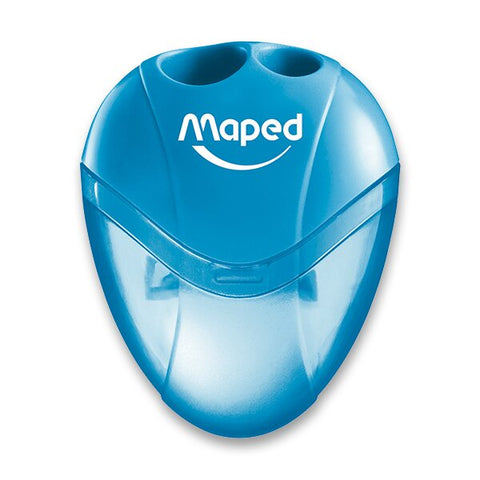 Ořezávátko Maped I-gloo - s odpadní nádobkou - 2 otvory, mix barev