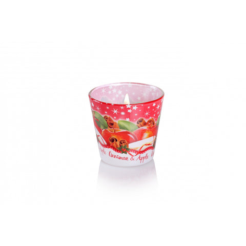 Christmas Spices – Vonná svíčka ve skle (Skořice & Jablko) 115 g