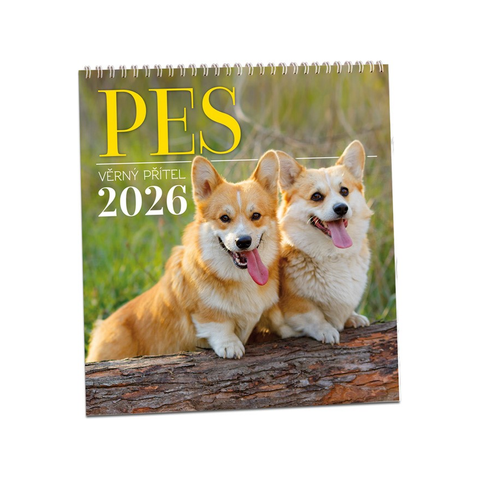 Kalendář Pes - věrný přítel 2026