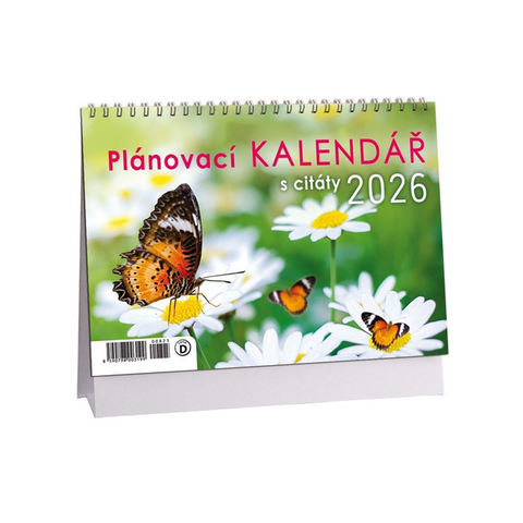 Kalendář Plánovací s citáty 2026