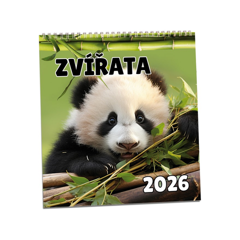 Kalendář Zvířata 2026