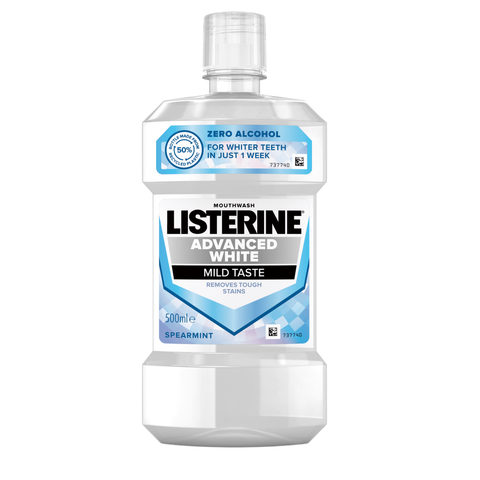 Listerine Ústní voda Advanced White Mild 500 ml