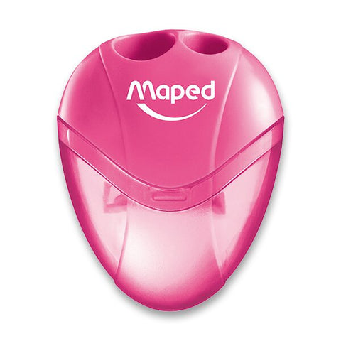 Ořezávátko Maped I-gloo - s odpadní nádobkou - 2 otvory, mix barev