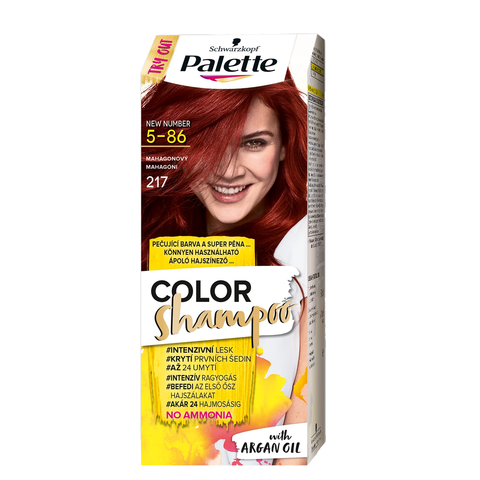 Palette Barva na vlasy Color Shampoo Mahagonový 217 50ml