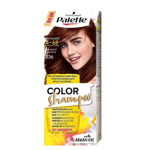 Palette Barva na vlasy Color Shampoo Kaštanový 236 50ml