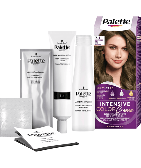 Palette Barva na vlasy Intensive Color Creme Ledový středně plavý 7-1