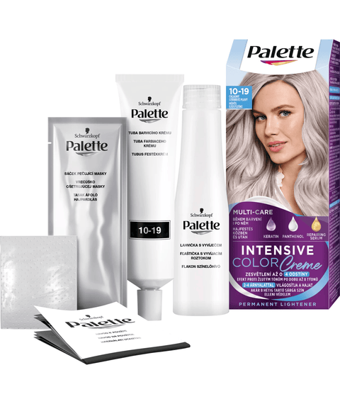 Palette Barva na vlasy Intensive Color Creme Chladný stříbřitě plavý 10-19