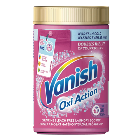 Vanish Oxi Action prášek na odstranění skvrn (Pink)