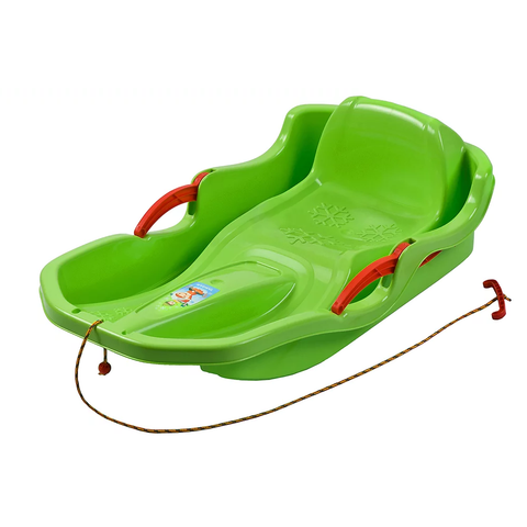 Dětské boby Speed Bob s opěrkou a madly – lehké plastové boby